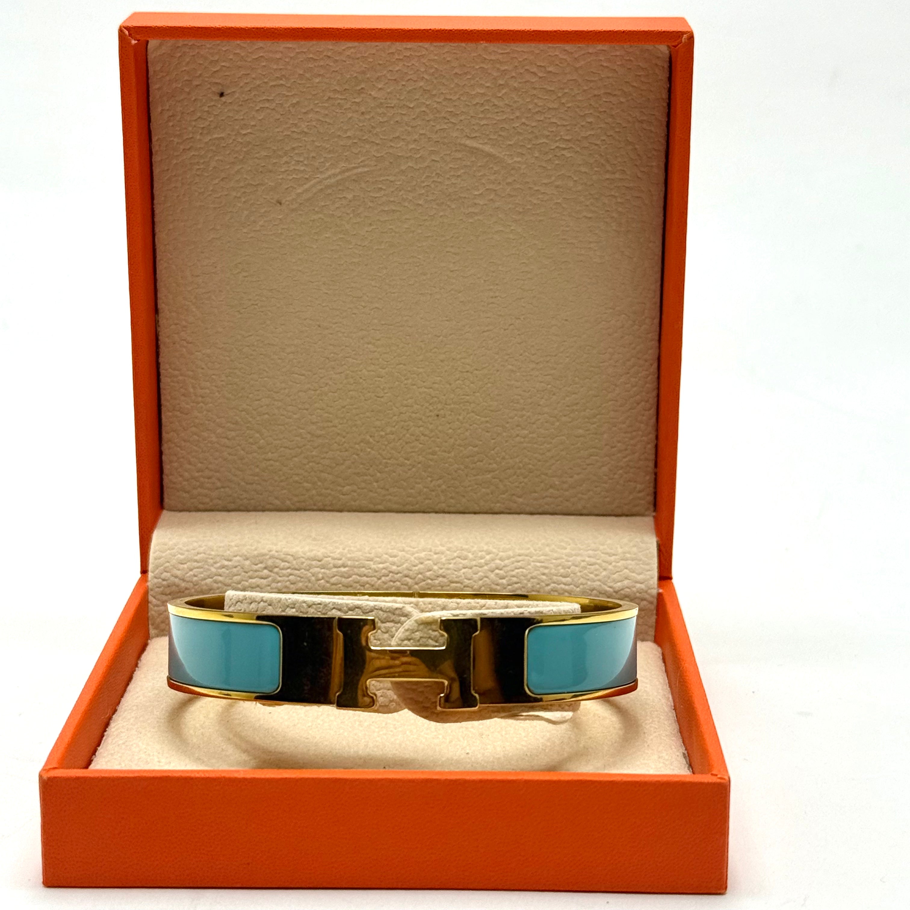 Hermès Clic H – Gold Blue Lebanon - ChronoVault