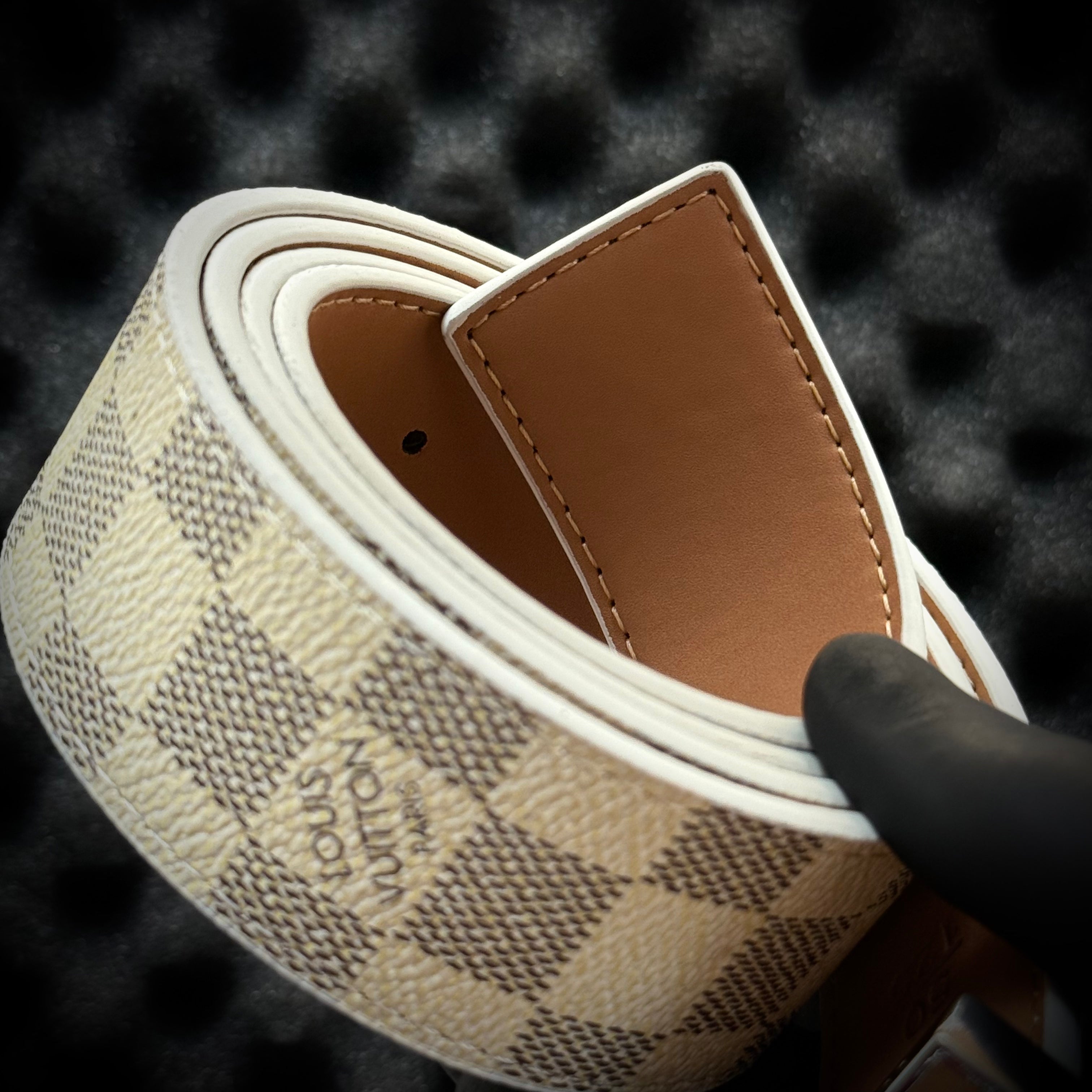 Louis Vuitton Canvas Belt - Silver Grey