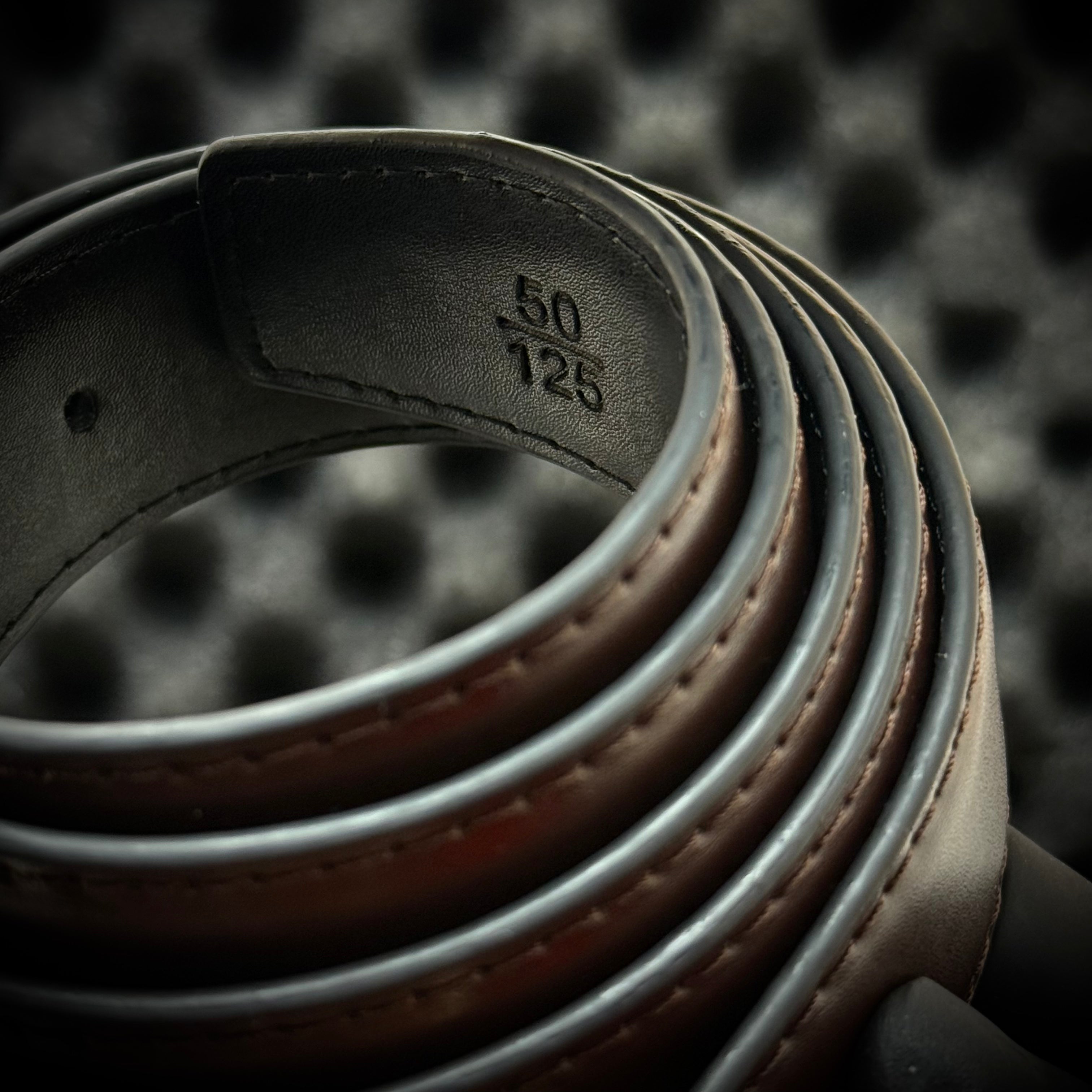 Giorgio Armani Buckle Belt - Soft Brown Gold