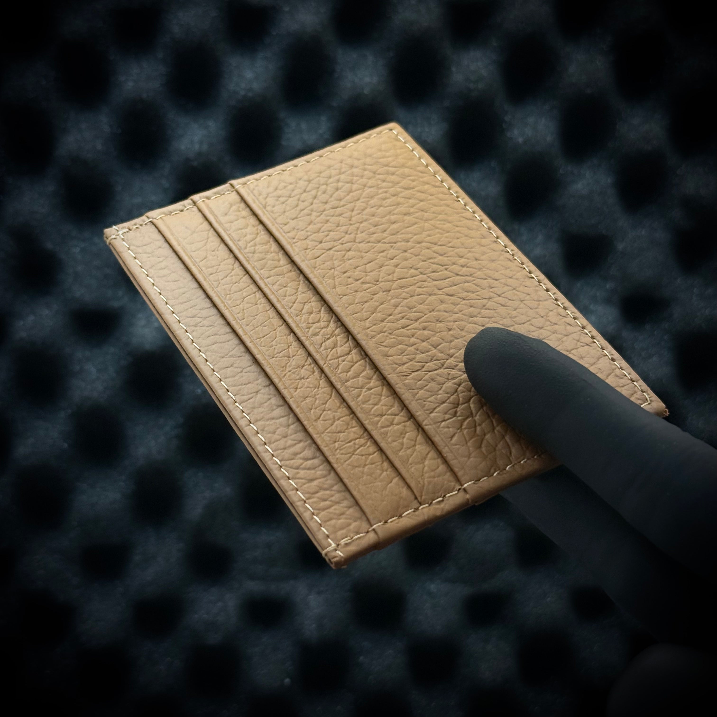 Hermès Paris Leather Card Holder - Black Lebanon - ChronoVault
