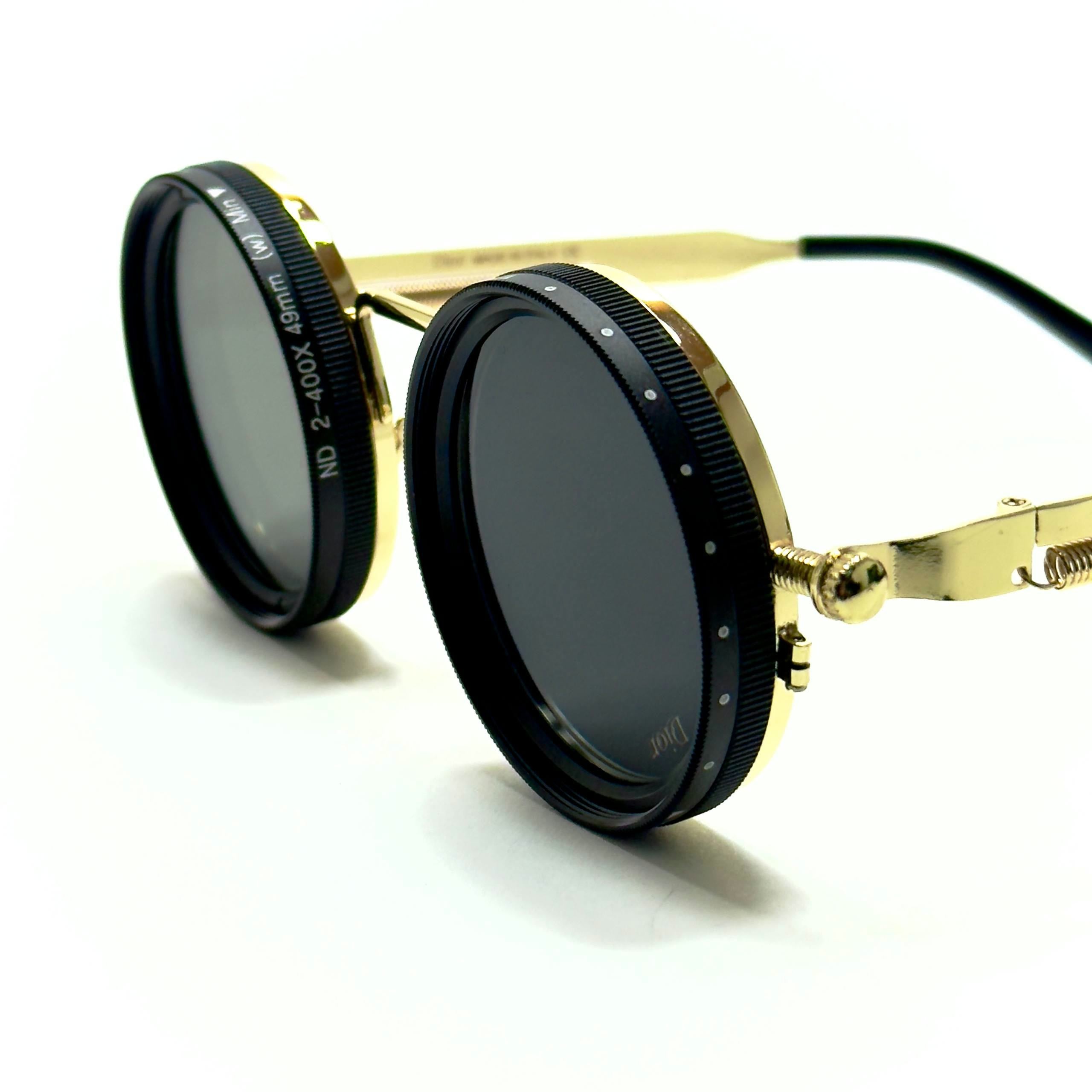ChronoVault Adjustable Rotating Trendy Sunglasses Gold Black women's sunglasses Lebanon - ChronoVault - view 2