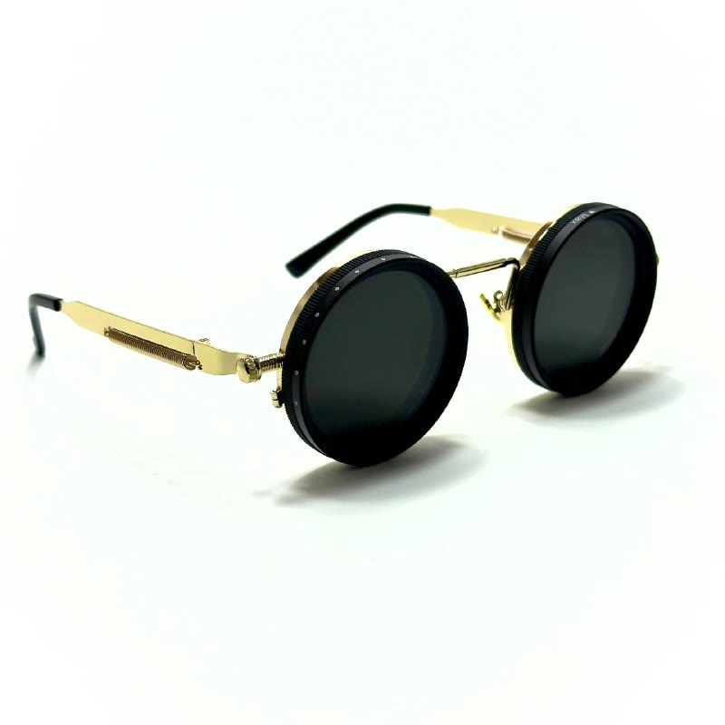 ChronoVault Adjustable Rotating Trendy Sunglasses Gold Black women's sunglasses Lebanon - ChronoVault - view 3