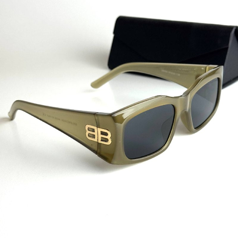 Balenciaga Reverse GG Oily Green Sunglasses Lebanon - ChronoVault - view 5