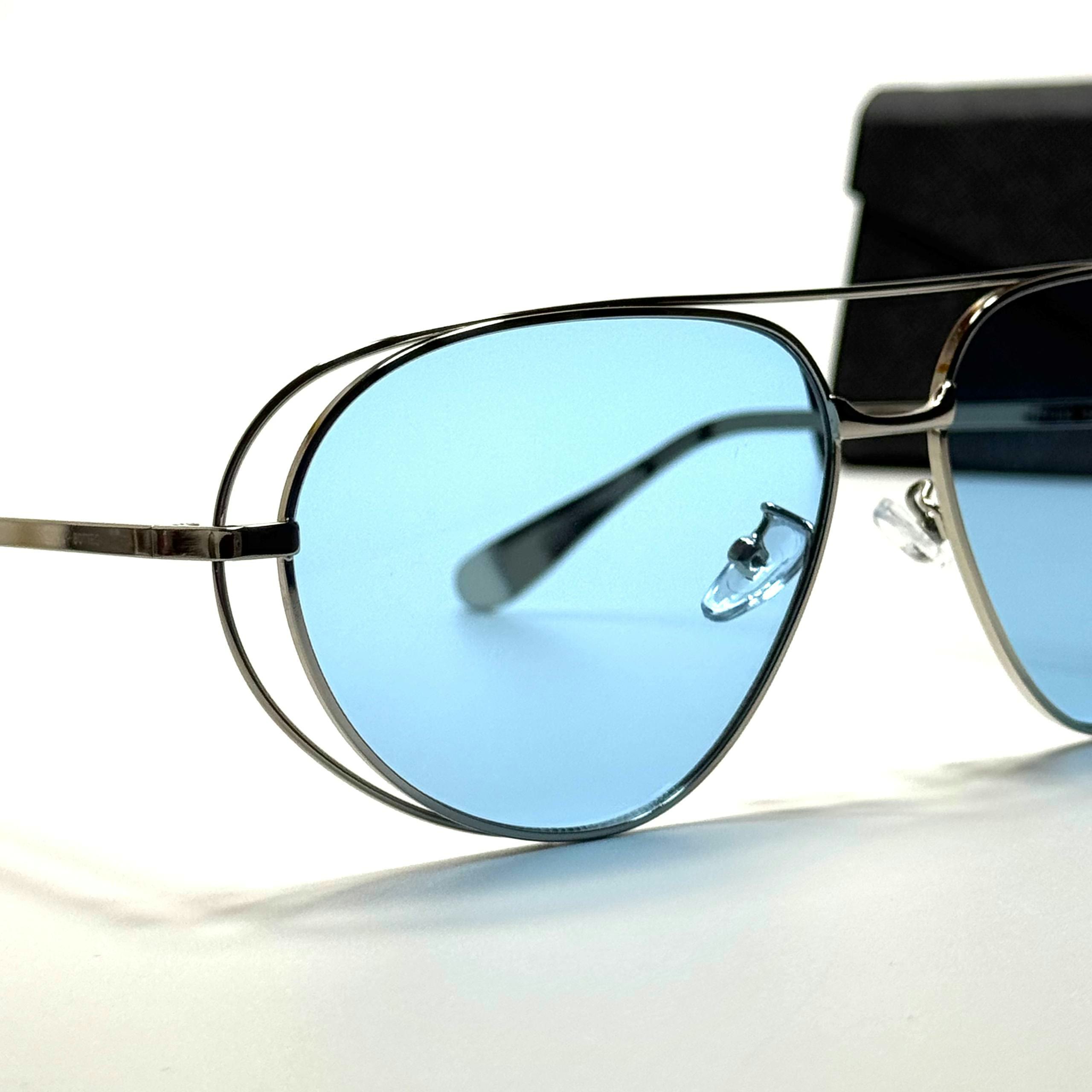 Bottega Veneta Aviator BV1236S Silver Blue women's sunglasses Lebanon - ChronoVault - view 4