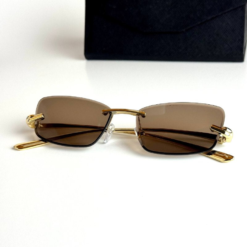 Bottega Veneta BV1325S Gold Brown Sunglasses Lebanon - ChronoVault - view 4