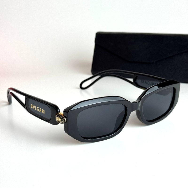 Bvlgari Rectangular BV8276 Black Grey Sunglasses Lebanon - ChronoVault - view 5
