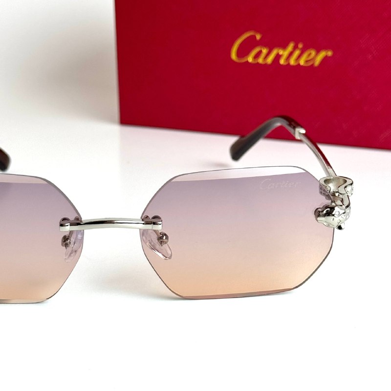 Cartier CT0468S Silver Pink women's sunglasses Lebanon - ChronoVault - view 2