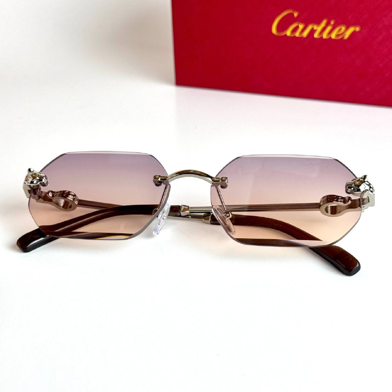 Cartier CT0468S Silver Pink women's sunglasses Lebanon - ChronoVault - view 5