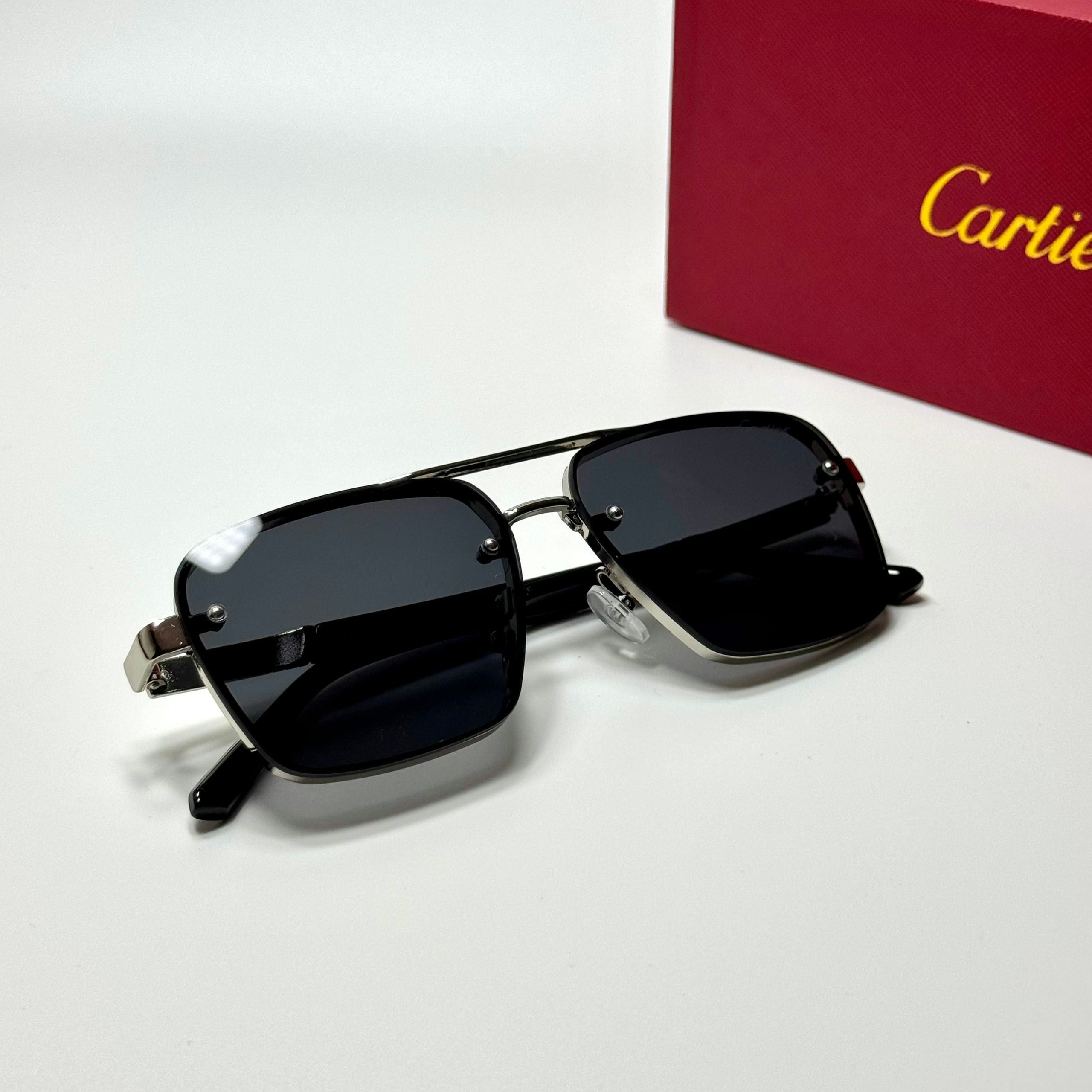 Cartier Navigator CT0428S Gunmetal Black women's sunglasses Lebanon - ChronoVault - view 3