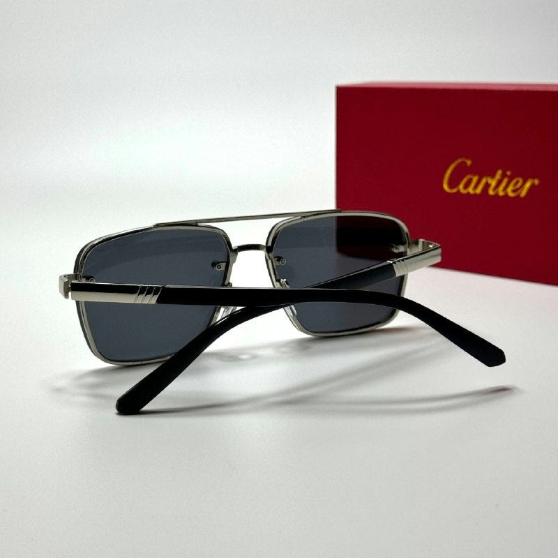 Cartier Navigator CT0428S Gunmetal Black women's sunglasses Lebanon - ChronoVault - view 4