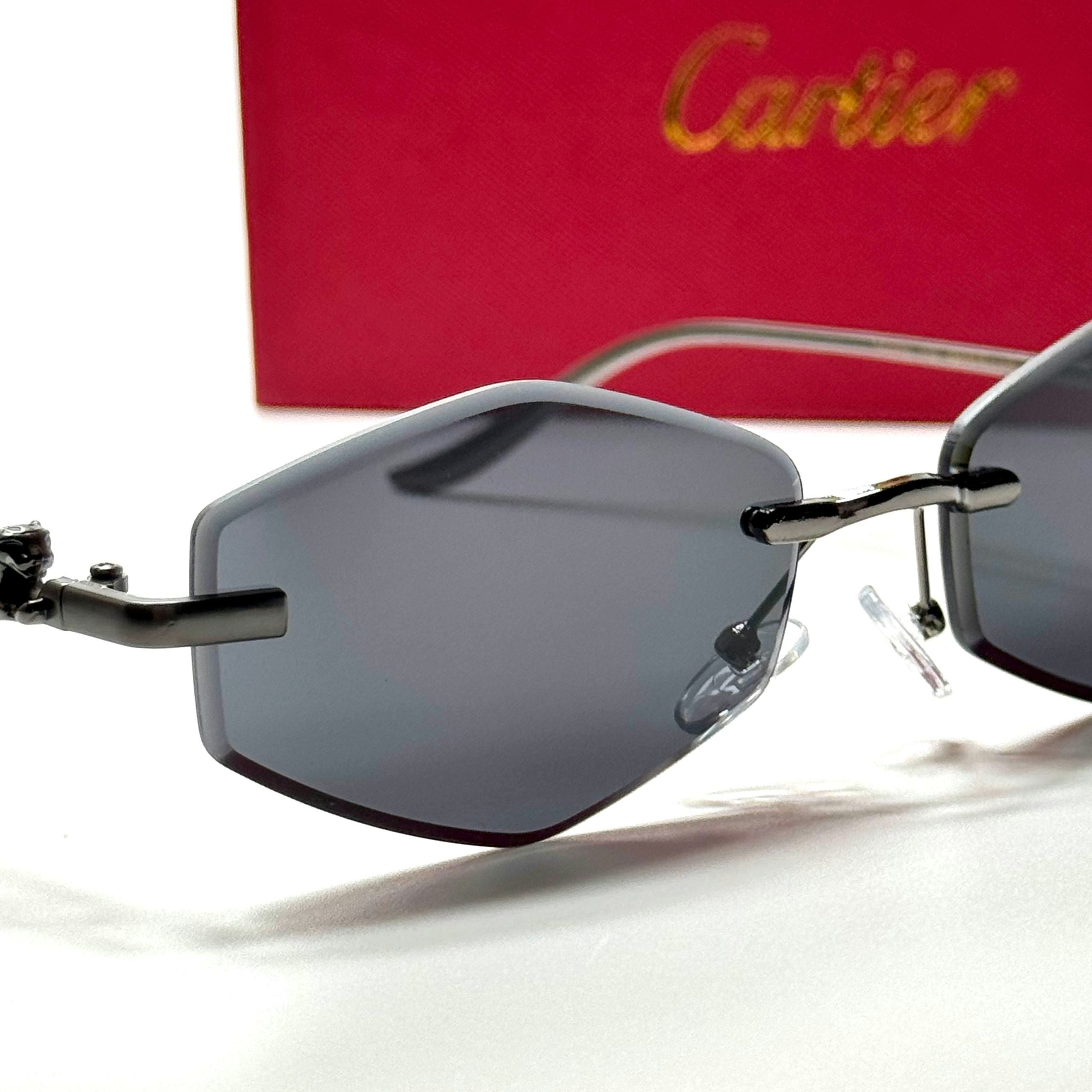 Cartier Rimless Geometric CT24761 Black women's sunglasses Lebanon - ChronoVault - view 2