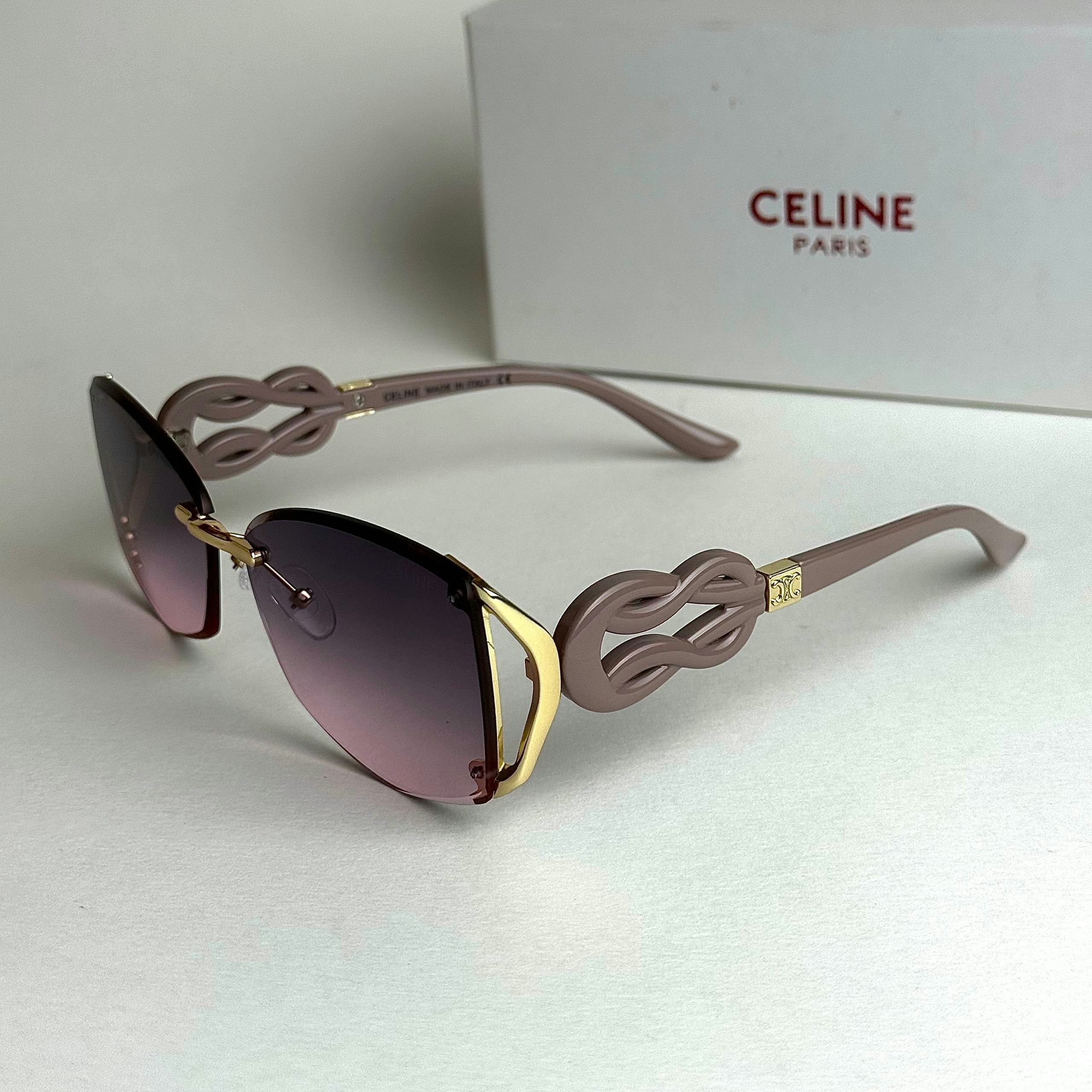 Celine Knot Shield Pink Gradient women's sunglasses Lebanon - ChronoVault