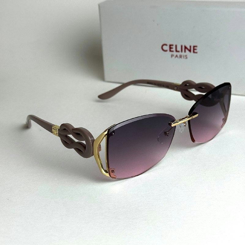 Celine Knot Shield Pink Gradient women's sunglasses Lebanon - ChronoVault - view 3