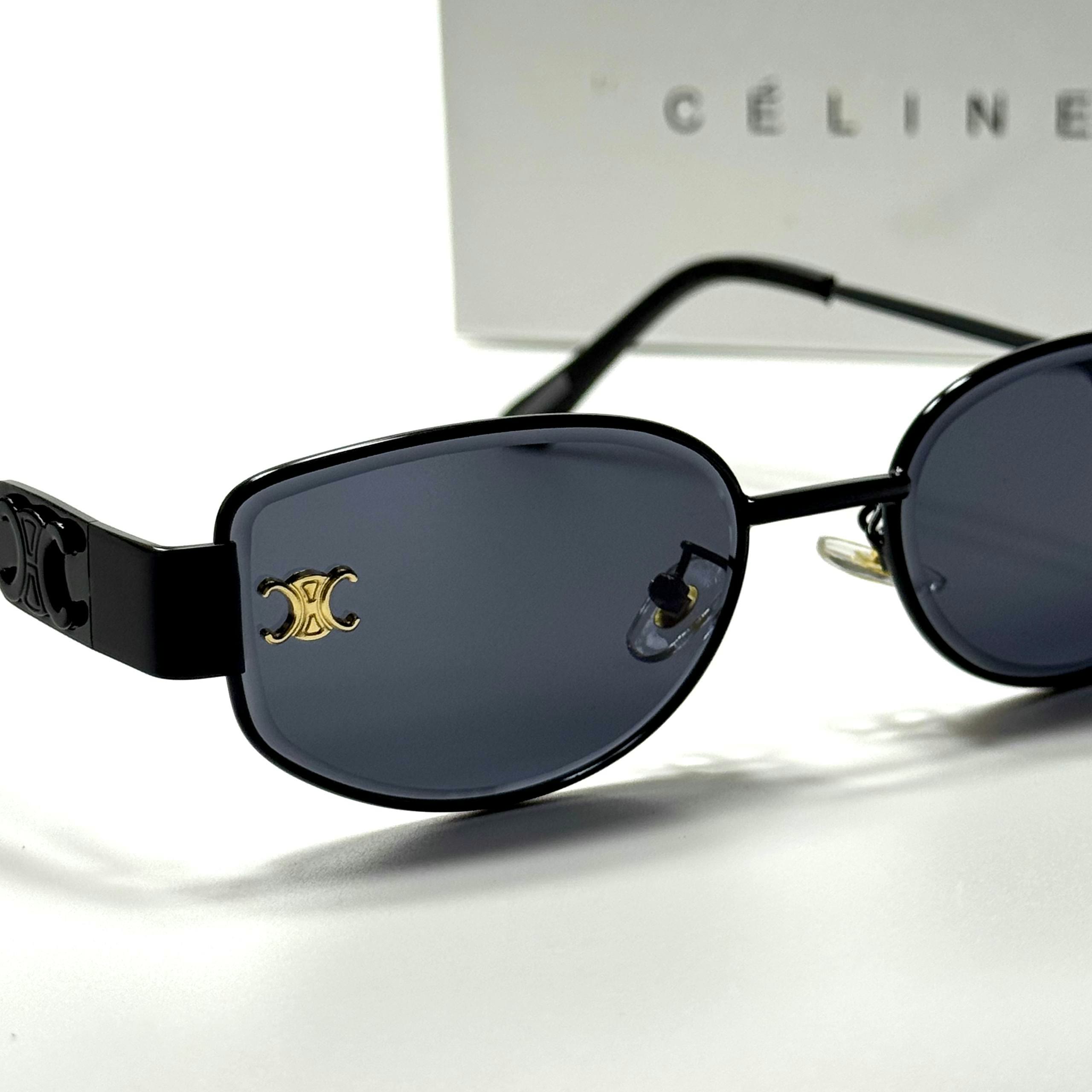 Celine Oval CL5064 Black Grey women's sunglasses Lebanon - ChronoVault - view 2