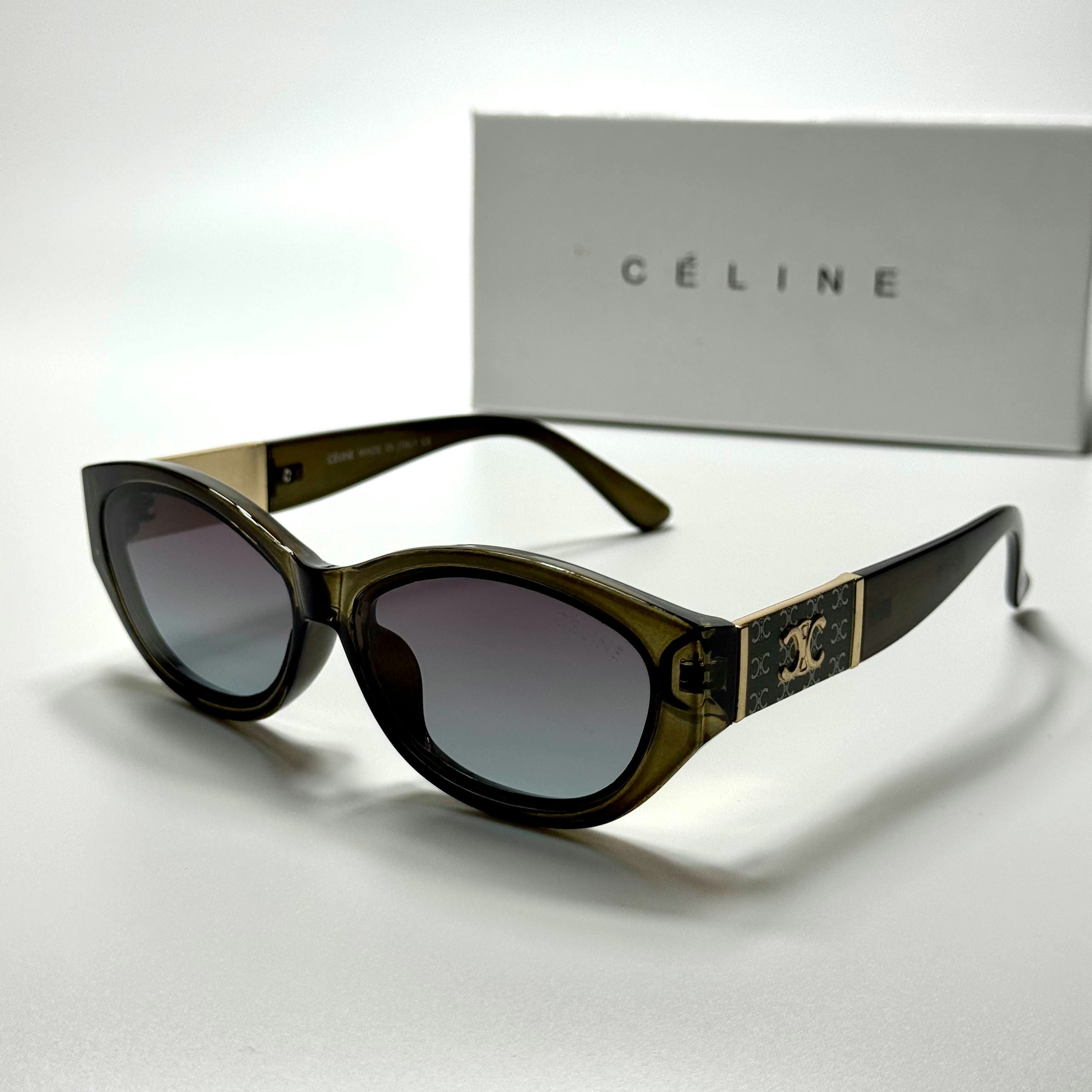 Celine Triomphe Cateye Olive women's sunglasses Lebanon - ChronoVault