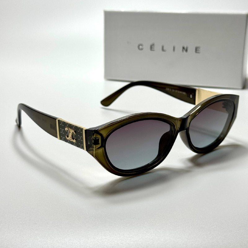 Celine Triomphe Cateye Olive women's sunglasses Lebanon - ChronoVault - view 5