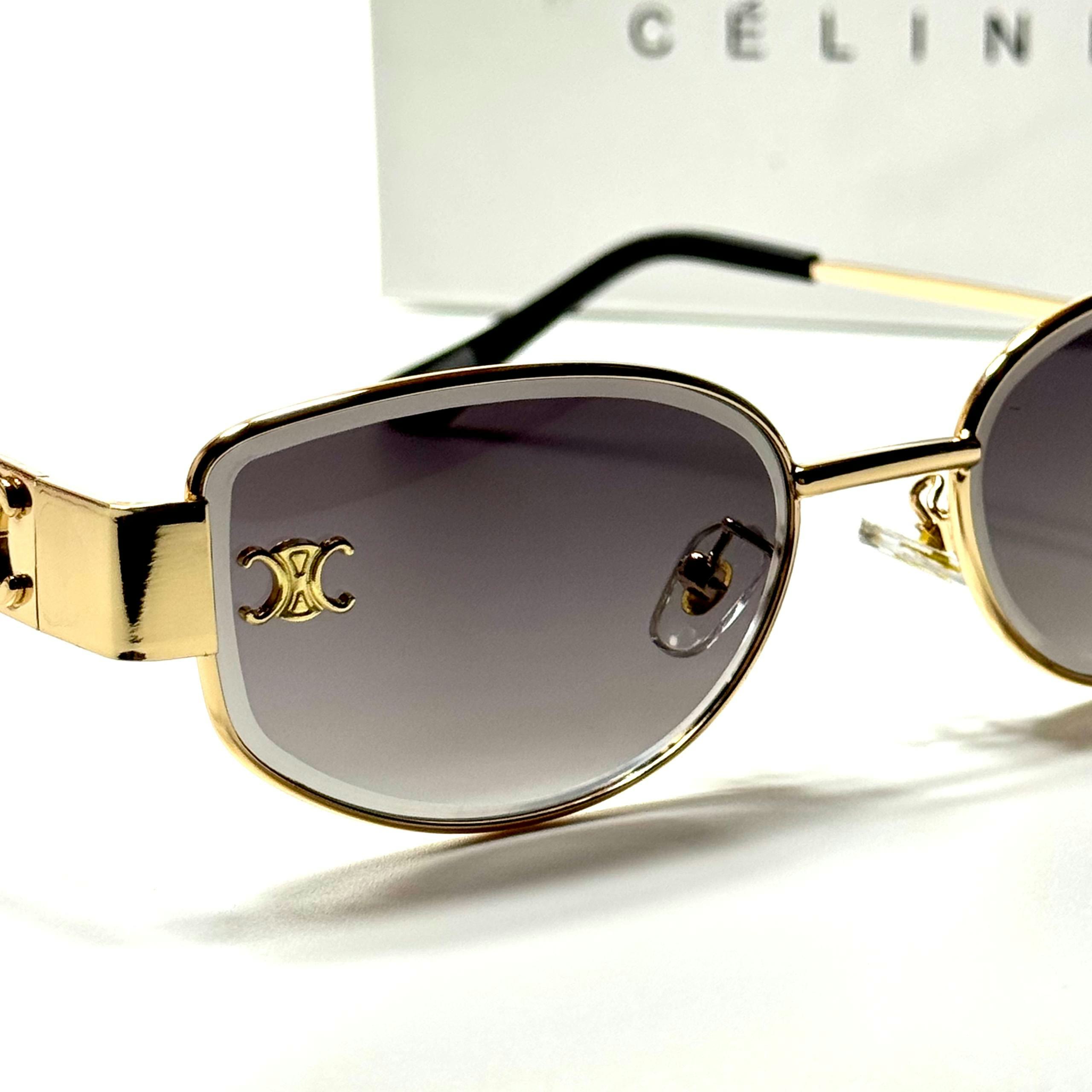 Celine Triomphe CL4037 Gold Grey women's sunglasses Lebanon - ChronoVault - view 2