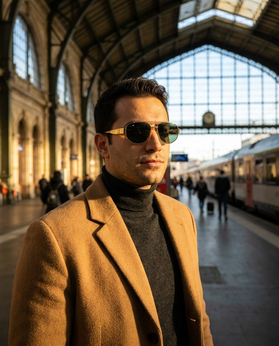 Celine Triomphe Gold Green Sunglasses Lifestyle Lebanon – ChronoVault