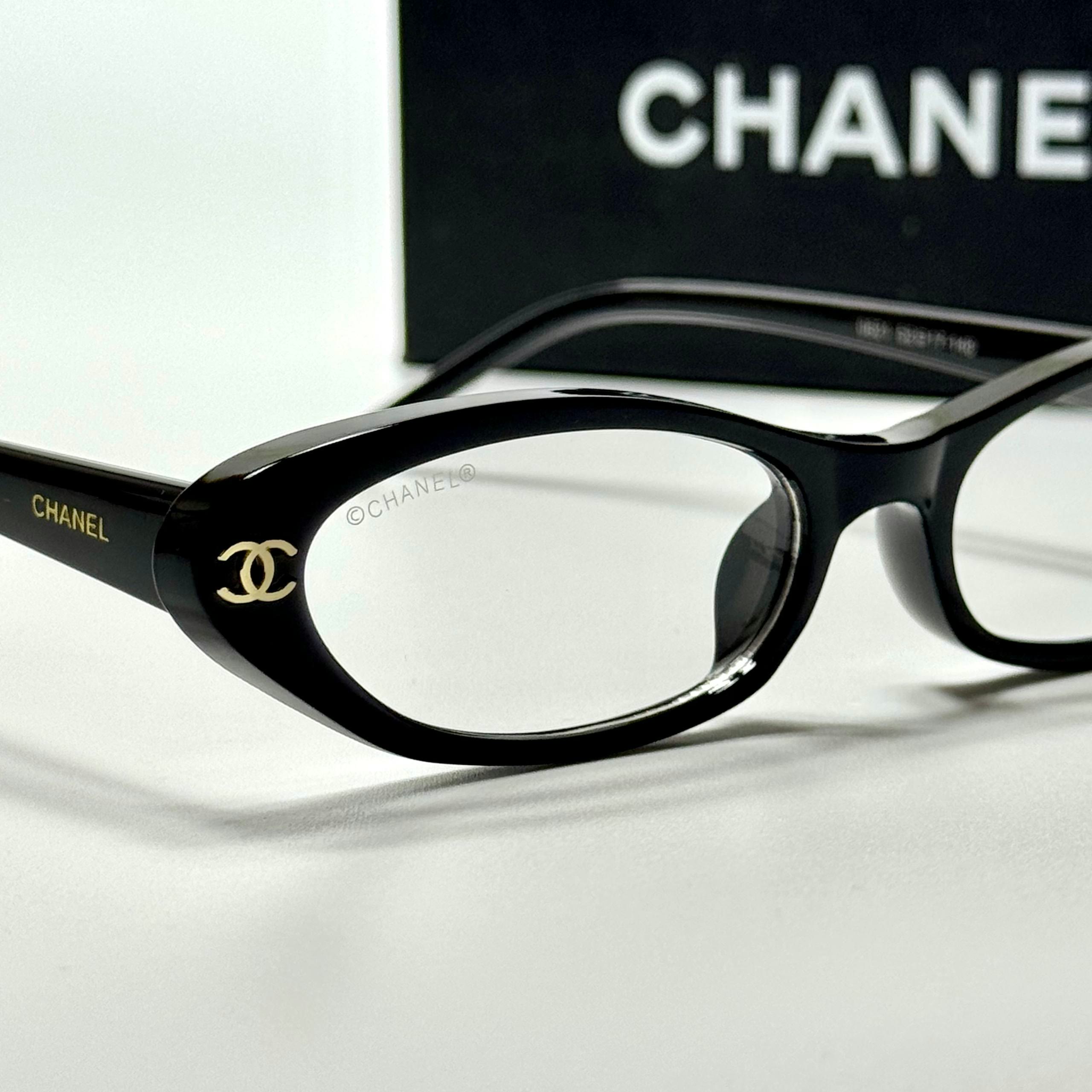 Chanel Oval CH5078 Black Clear women's sunglasses Lebanon - ChronoVault - view 2