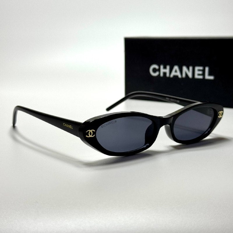 Chanel Oval CH6127 Black Grey women's sunglasses Lebanon - ChronoVault - view 5