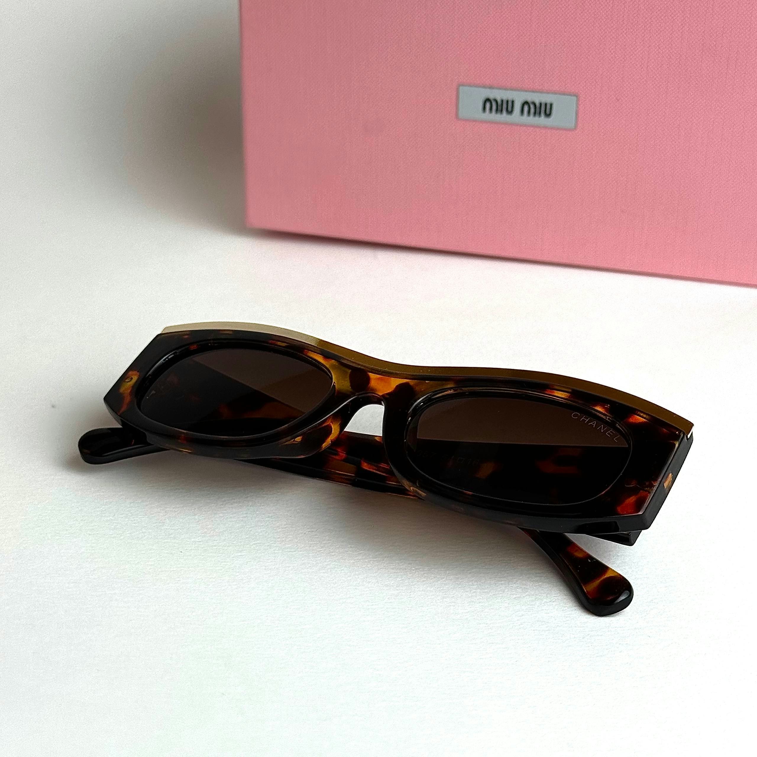 Chanel Signature Havana Brown Gradient women's sunglasses Lebanon - ChronoVault - view 4