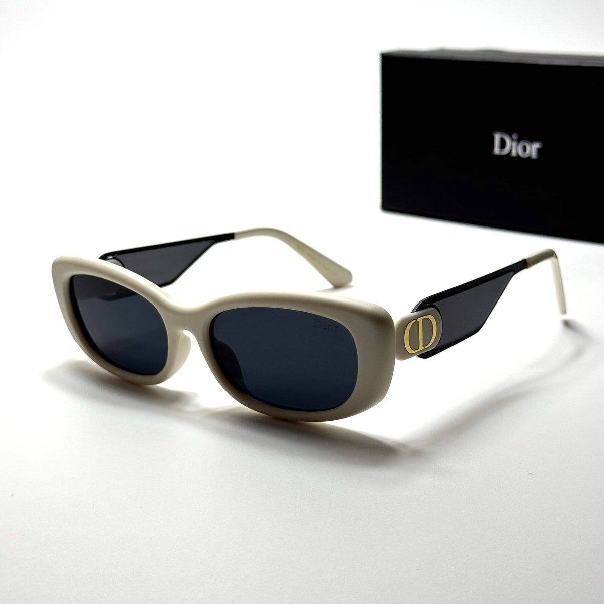Dior Oval DRS743 Black Grey women's sunglasses Lebanon - ChronoVault