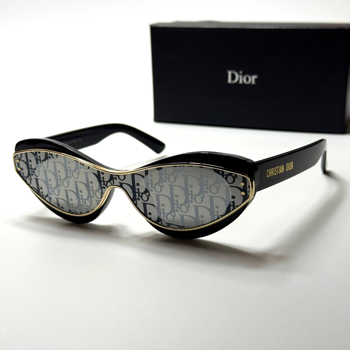 Dior Velocity Black Gold Mirror women's sunglasses Lebanon - ChronoVault