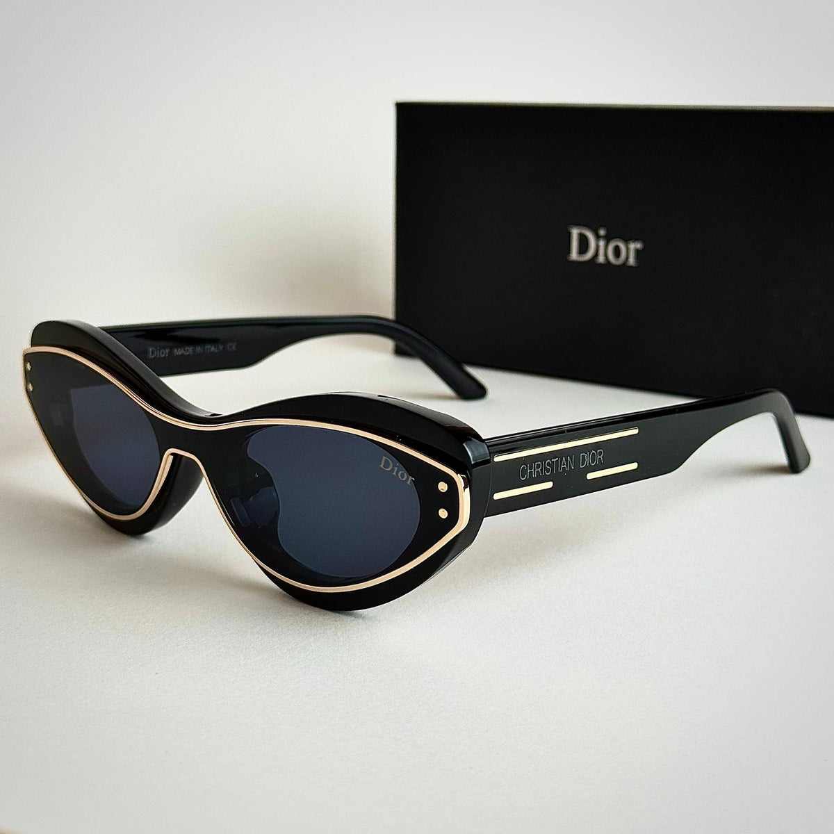 Dior Velocity Gold Black women's sunglasses Lebanon - ChronoVault