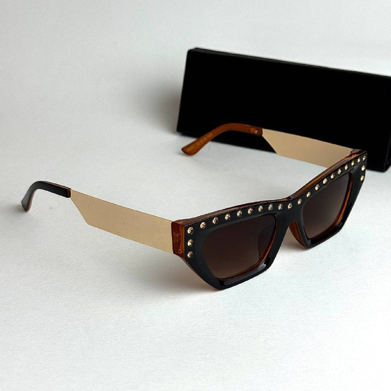 Dolce & Gabbana DG4437 Gold Brown women's sunglasses Lebanon - ChronoVault - view 5
