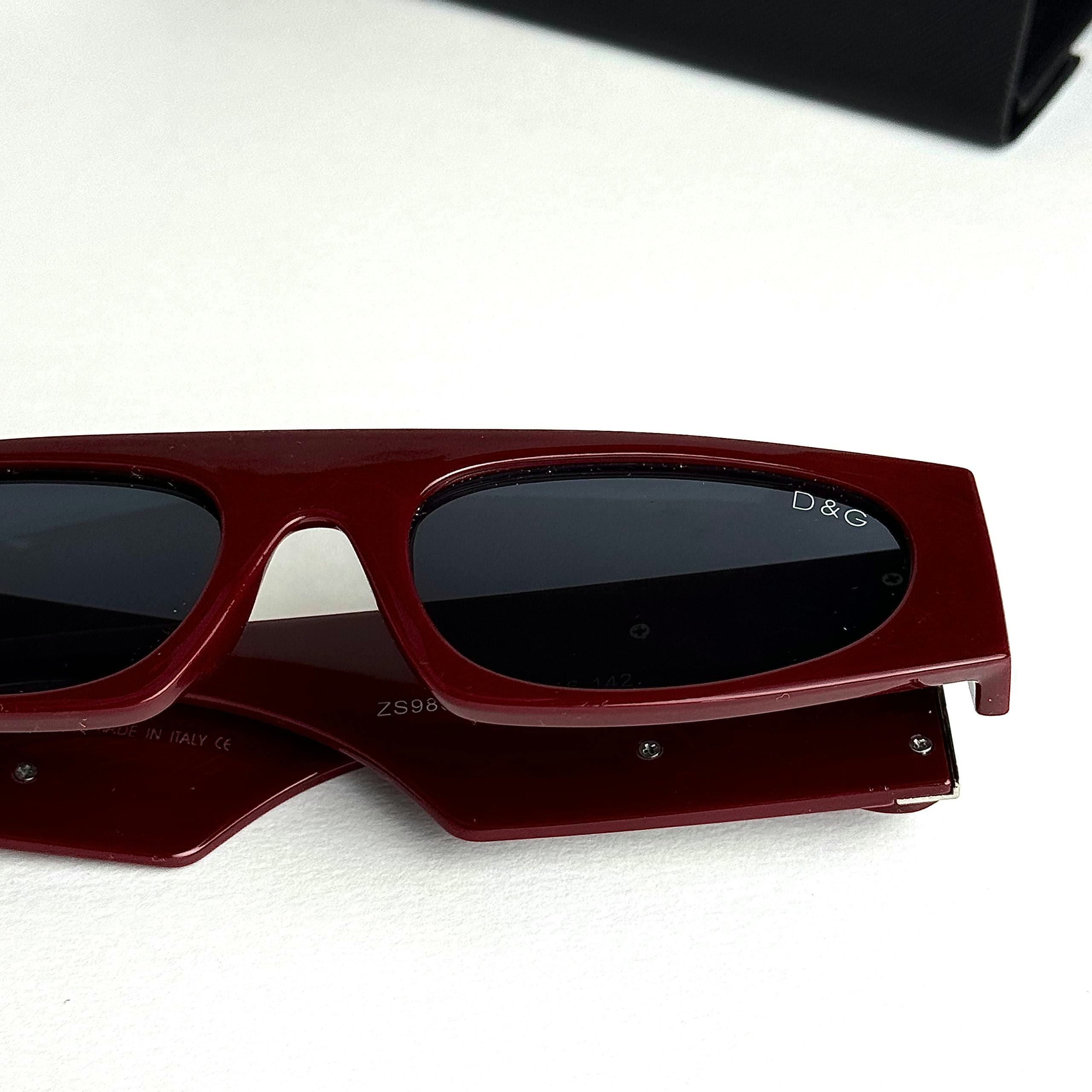 Dolce & Gabbana Shield Rectangle Red women's sunglasses Lebanon - ChronoVault - view 3
