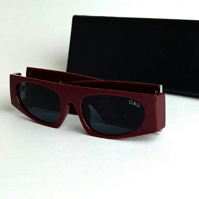 Dolce & Gabbana Shield Rectangle Red women's sunglasses Lebanon - ChronoVault - view 4