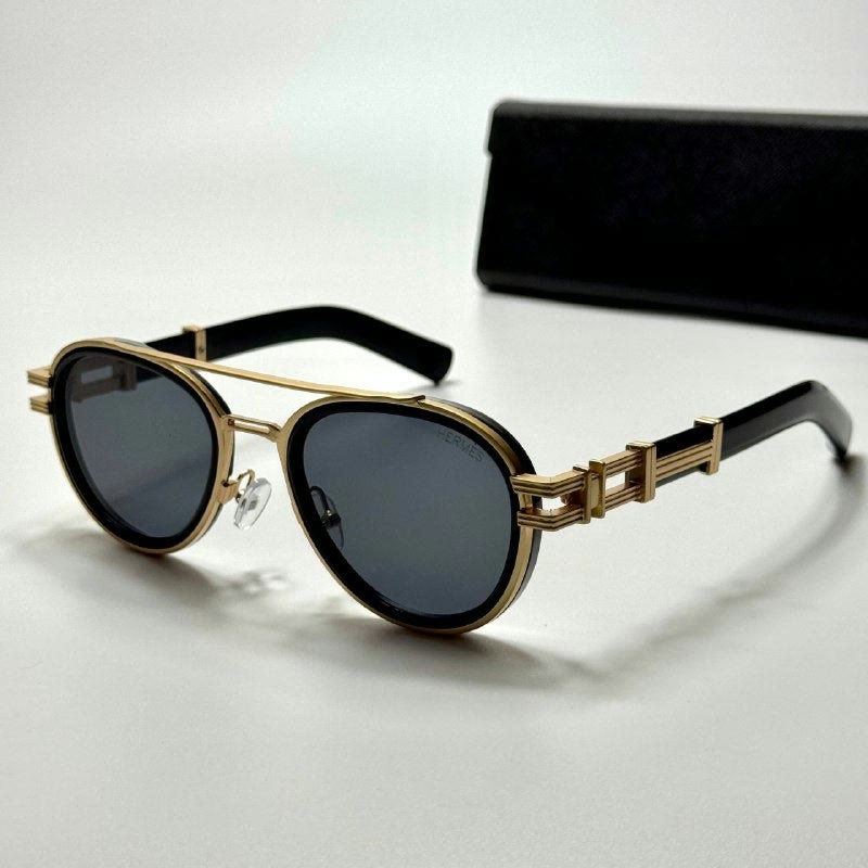 Hermès Aviator Gold Black women's sunglasses Lebanon - ChronoVault