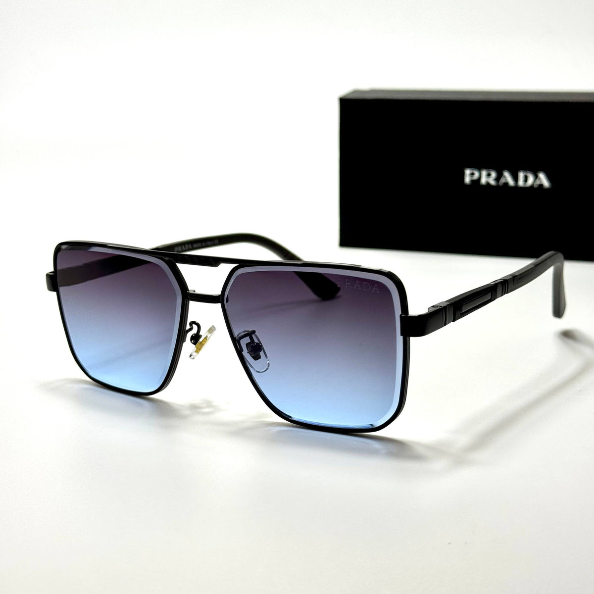 Prada Square PR69YS Black Blue Gradient unisex sunglasses Lebanon - ChronoVault