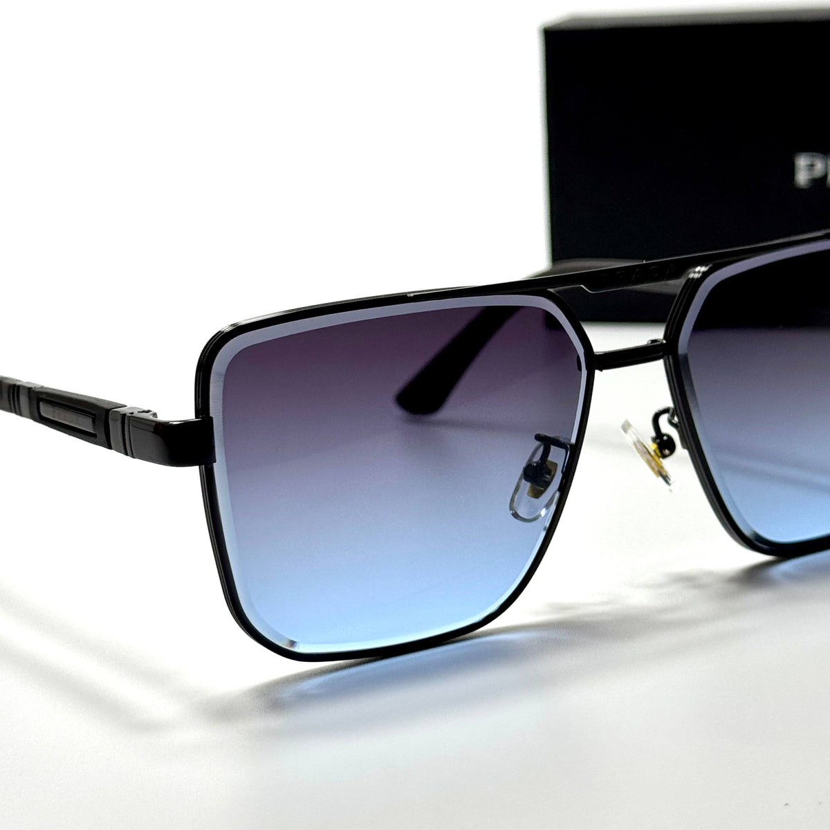Prada Square PR69YS Black Blue Gradient unisex sunglasses Lebanon - ChronoVault