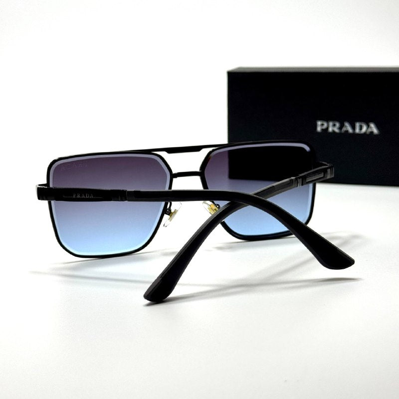 Prada Square PR69YS Black Blue Gradient unisex sunglasses Lebanon - ChronoVault