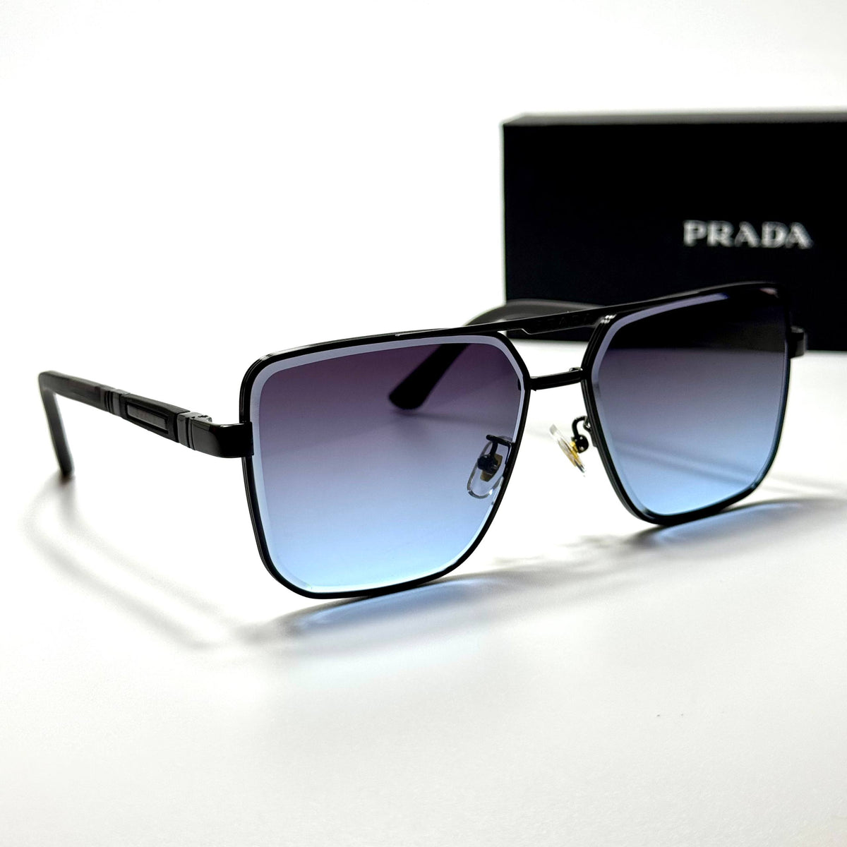 Prada Square PR69YS Black Blue Gradient unisex sunglasses Lebanon - ChronoVault
