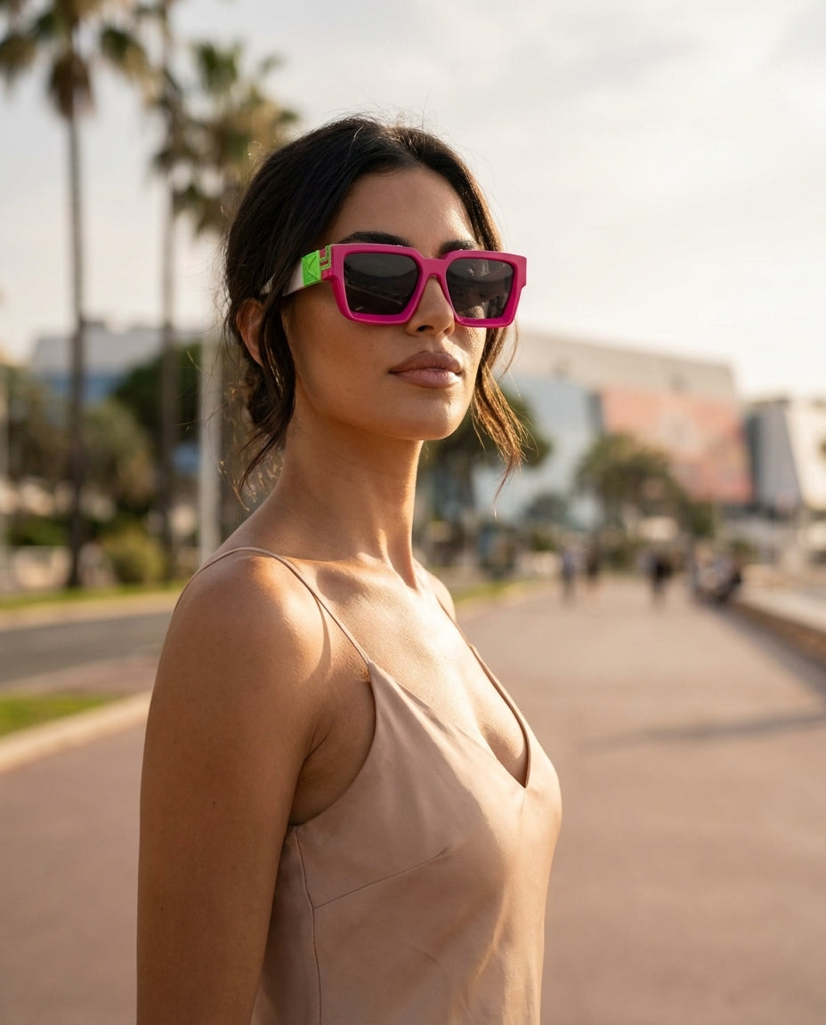 Louis Vuitton LV Clash Neon Pink Sunglasses Lifestyle Lebanon – ChronoVault