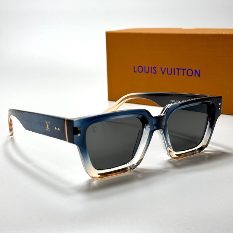 Louis Vuitton Rectangle Z2482U Blue Crystal women's sunglasses Lebanon - ChronoVault - view 5