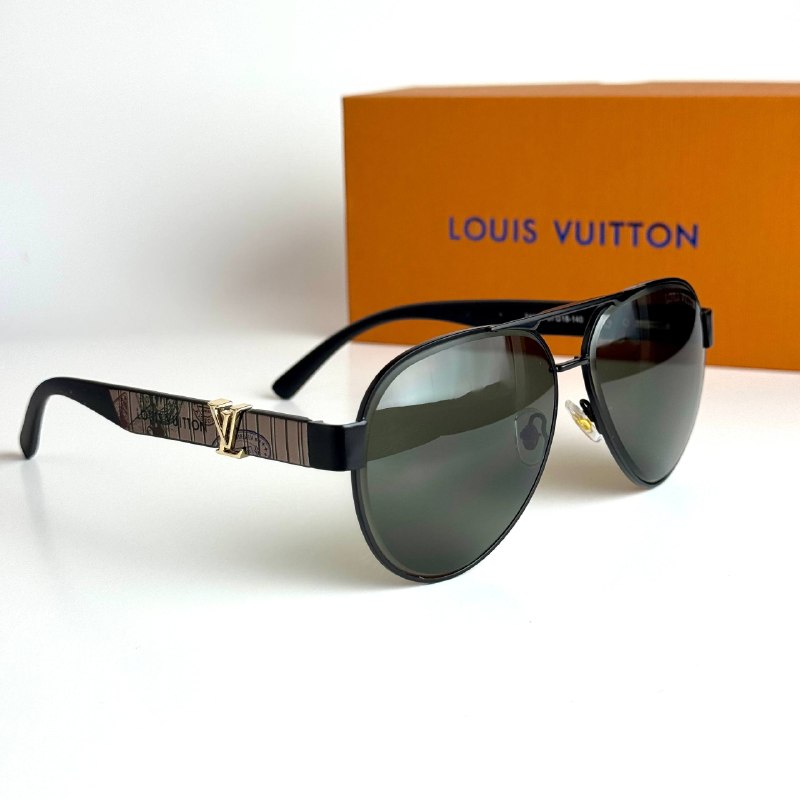 Louis Vuitton Aviator Black Green Sunglasses Lebanon - ChronoVault - view 5