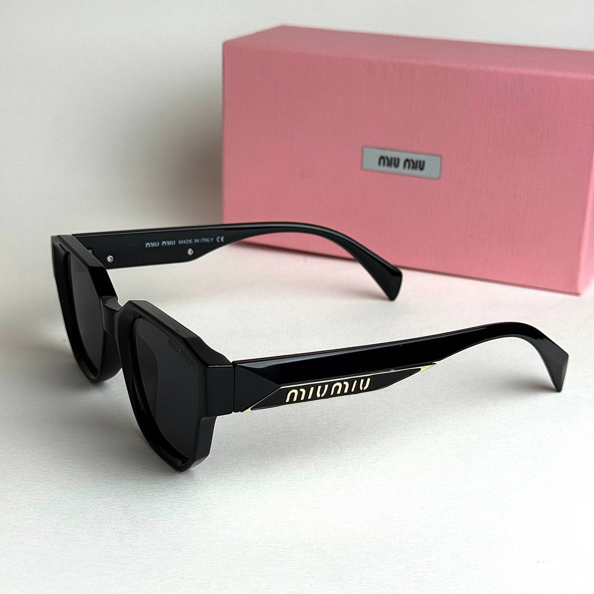 Miu Miu Cat-Eye Black Sunglasses Lebanon - ChronoVault - view 3