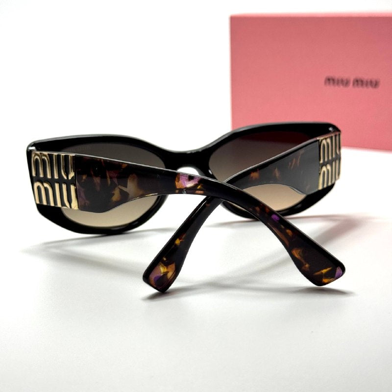 Miu Miu MU11ZS Black Brown Gradient women's sunglasses Lebanon - ChronoVault - view 4