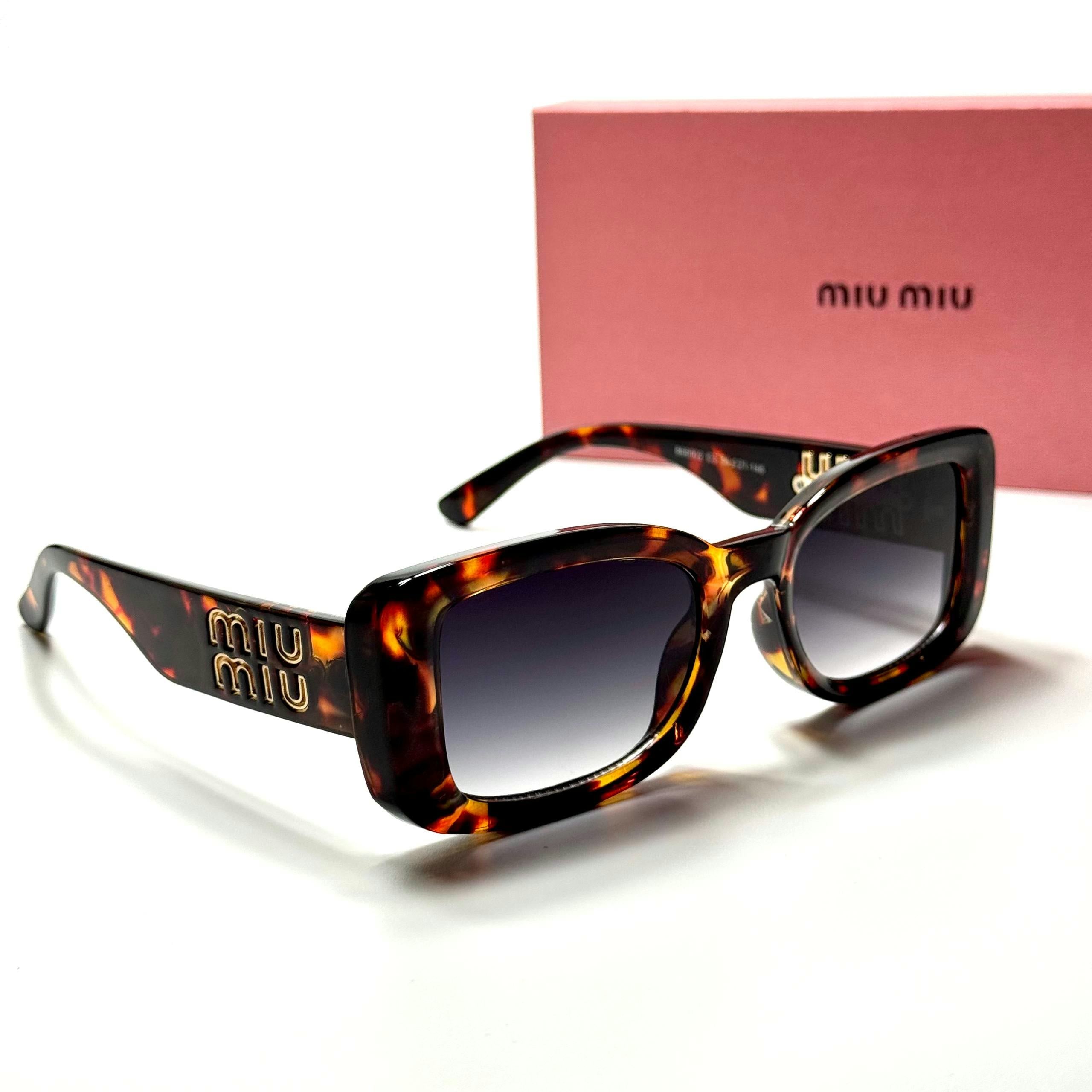 Miu Miu SMU11Z Havana Grey women's sunglasses Lebanon - ChronoVault - view 2
