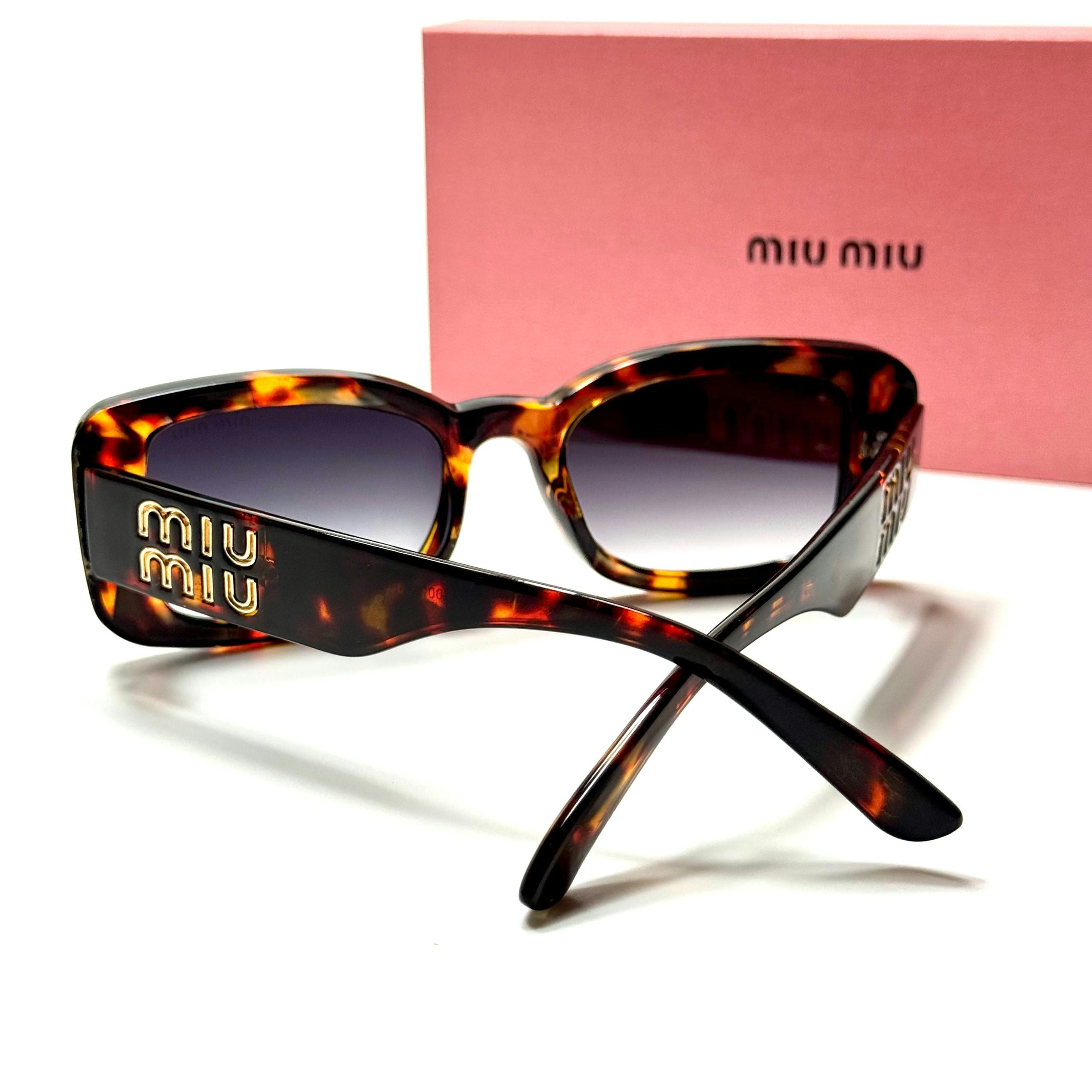 Miu Miu SMU11Z Havana Grey women's sunglasses Lebanon - ChronoVault - view 4