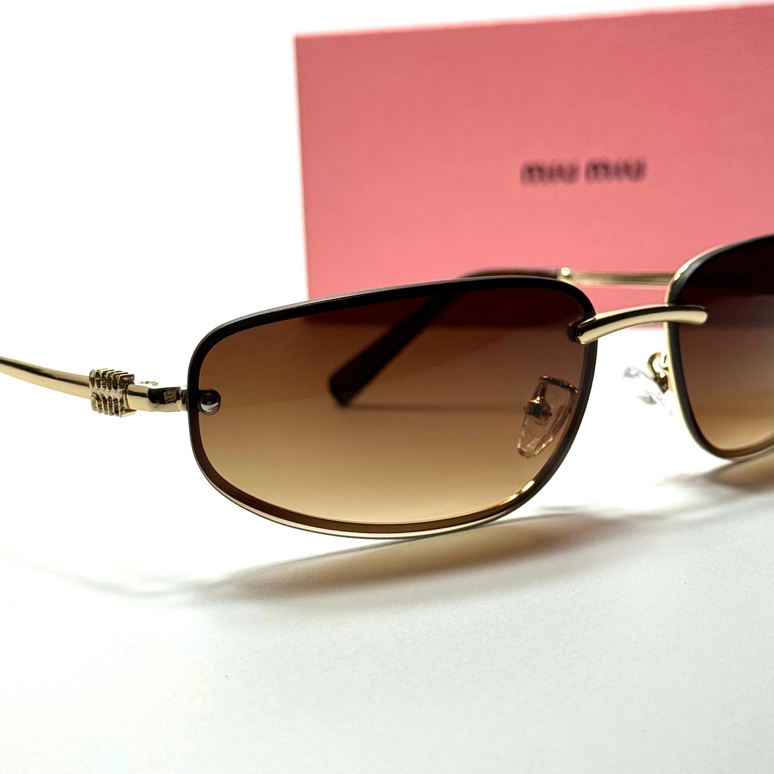 Miu Miu SMU73Z Gold Brown Gradient women's sunglasses Lebanon - ChronoVault - view 4