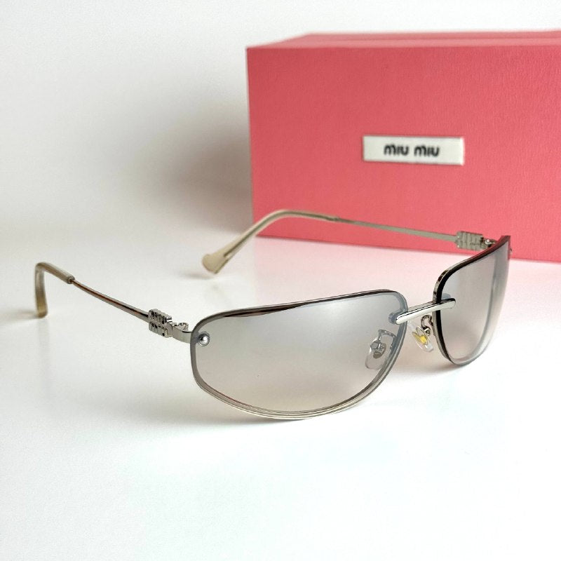 Miu Miu SMU73Z Silver Grey Sunglasses Lebanon - ChronoVault - view 5