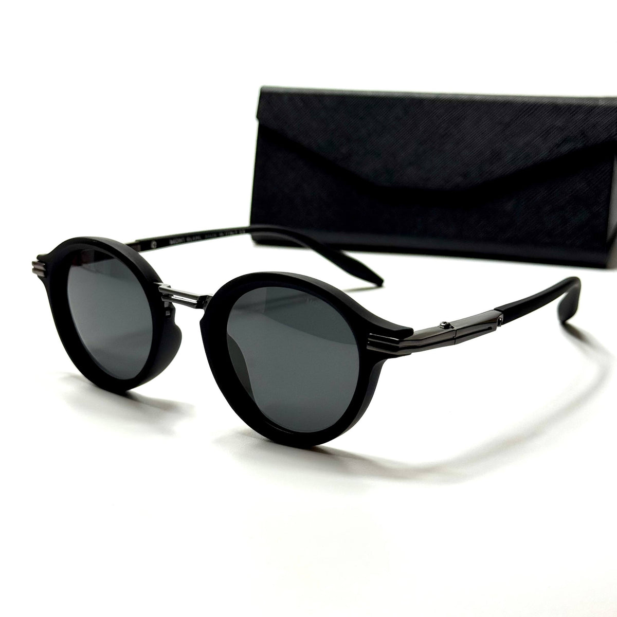 Montblanc Round Black Grey men's sunglasses Lebanon - ChronoVault