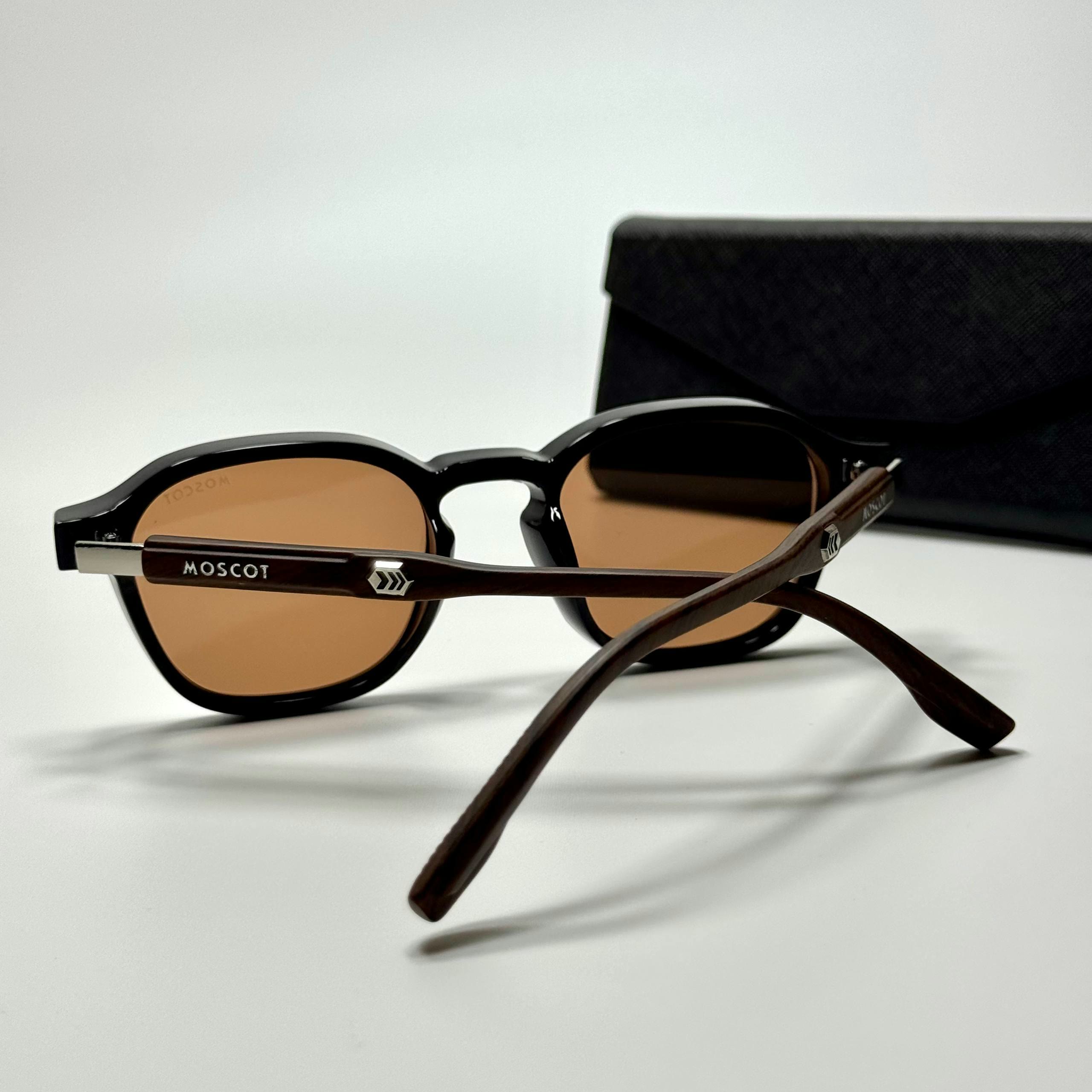 Moscot Lemtosh MTT-9421 Black Brown men's sunglasses Lebanon - ChronoVault - view 3