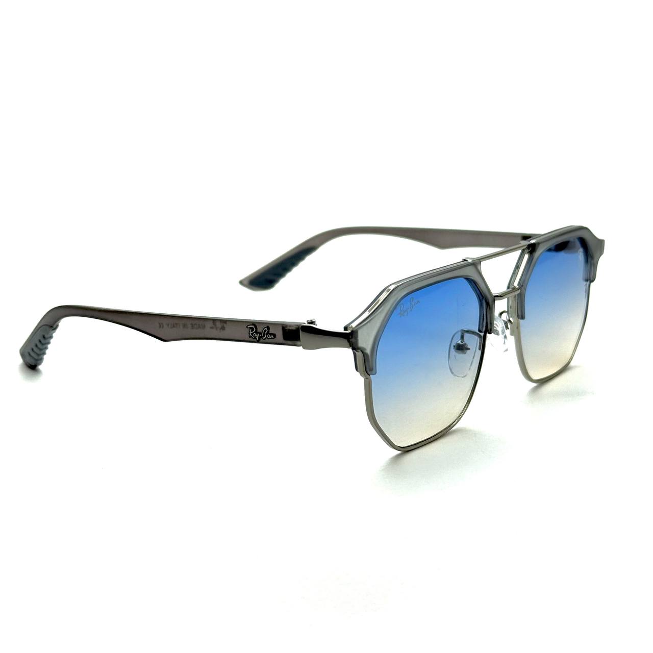 Ray-Ban Ferrari RB3675M Sunglasses – Gunmetal Frame / Blue Gradient Lens