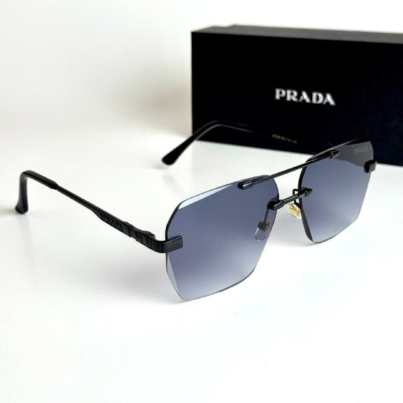 Prada Linea Rossa PS 54ZS Matte Black Grey Sunglasses Lebanon - ChronoVault - view 5
