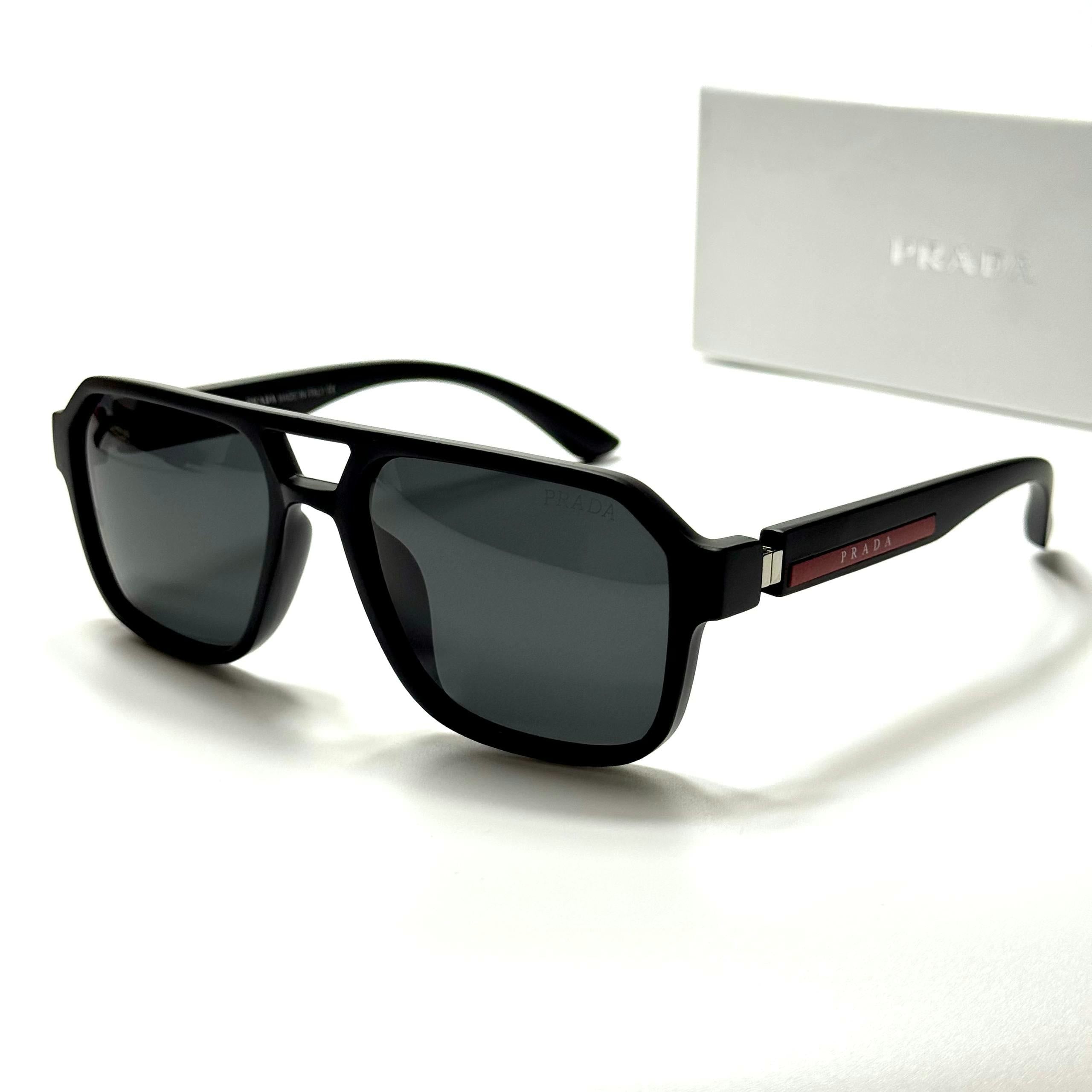 Prada Linea Square PRA8274 Black men's sunglasses Lebanon - ChronoVault